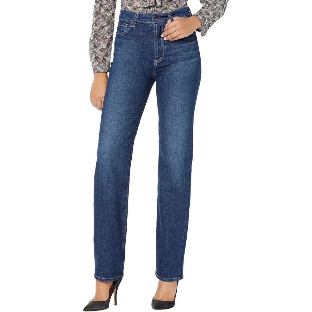 AG Jeans NWT Alexxis High Rise Straight Blue Jeans Women’s Size 26 Stretch Denim